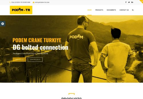 podem crane turkey
